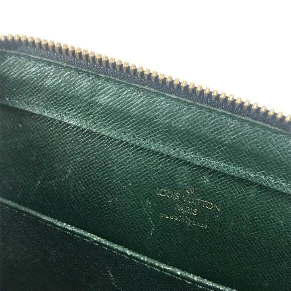 LOUIS VUITTON M30184 Taiga Baikal Bag Clutch Bag Pouch Green/GoldHardware - Picture 8 of 16